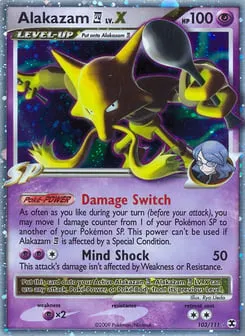 Alakazam E4 LV.X 103/111 Rising Rivals