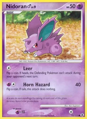 Nidoran ♂ 72/111 Rising Rivals