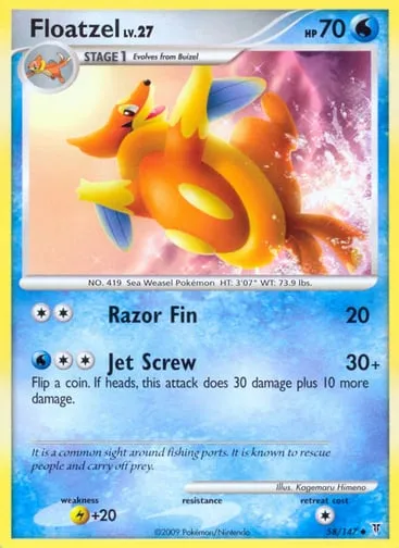 Floatzel 58/147 Supreme Victors