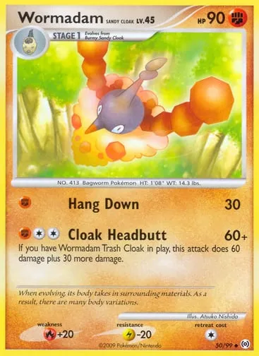 Wormadam Sandy Cloak 50/99 Arceus