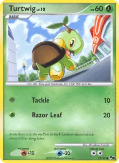 Turtwig 17/17 POP Series 6