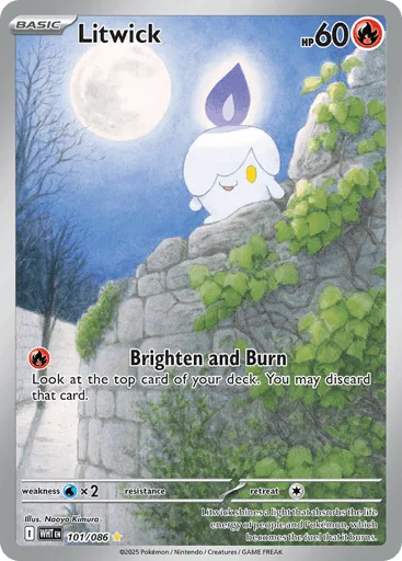 Litwick 101/086 White Flare