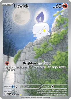 Litwick 101/086 Holo White Flare
