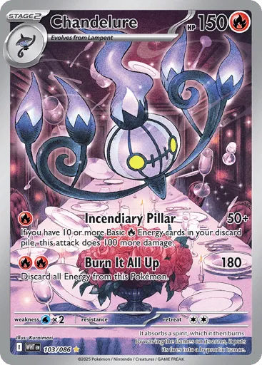 Chandelure 103/086 White Flare