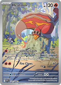 Heatmor 104/086 Holo White Flare