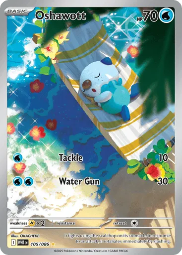 Oshawott 105/086 White Flare