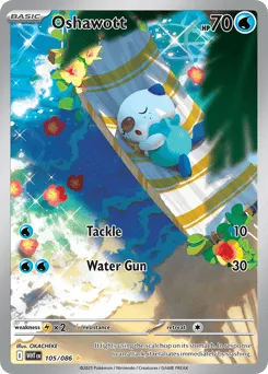 Oshawott 105/086 White Flare