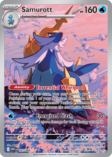 Samurott 107/086 White Flare