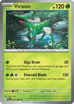 Virizion 010/086 Holo White Flare