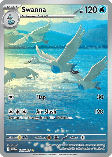 Swanna 110/086 White Flare
