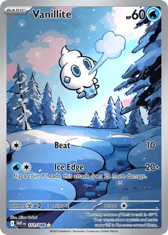 Vanillite 111/086 Holo White Flare
