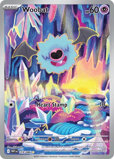 Woobat 119/086 White Flare
