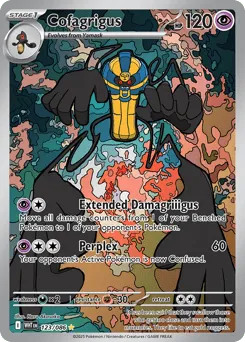 Cofagrigus 123/086 Holo White Flare