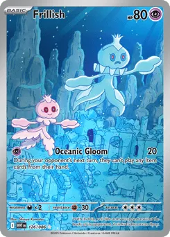 Frillish 126/086 Holo White Flare