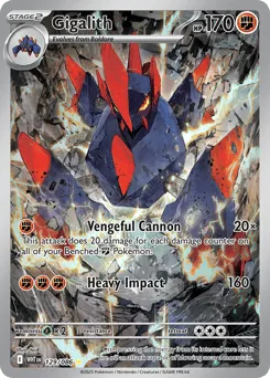 Gigalith 129/086 Holo White Flare