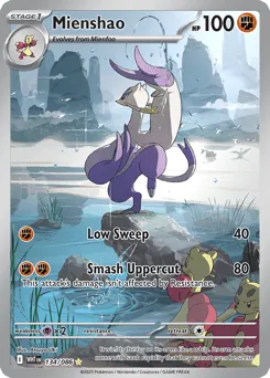 Mienshao 134/086 Holo White Flare