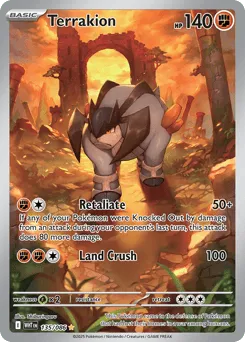 Terrakion 135/086 White Flare