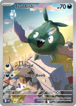 Trubbish 140/086 Holo White Flare