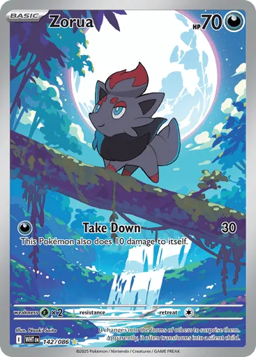 Zorua 142/086 White Flare