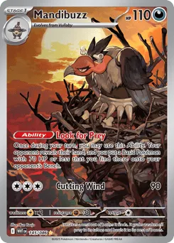 Mandibuzz 145/086 Holo White Flare
