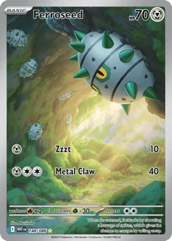 Ferroseed 148/086 Holo White Flare