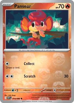 Pansear 014/086 Master Ball White Flare