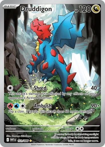 Druddigon 151/086 White Flare