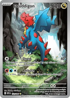 Druddigon 151/086 Holo White Flare