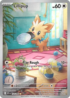 Lillipup 154/086 Holo White Flare