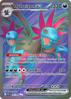 Hydreigon ex 161/086 Holo White Flare