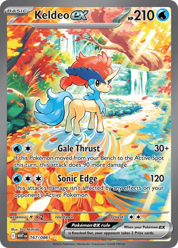 Keldeo ex 167/086 White Flare