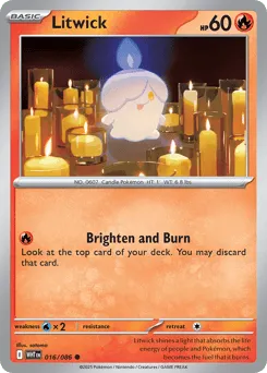 Litwick 016/086 Normal White Flare