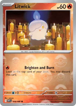 Litwick 016/086 Poké Ball White Flare
