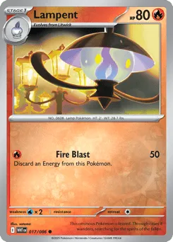 Lampent 017/086 Reverse Holo White Flare