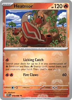 Heatmor 019/086 Master Ball White Flare