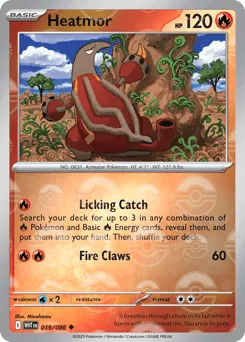 Heatmor 019/086 Poké Ball White Flare