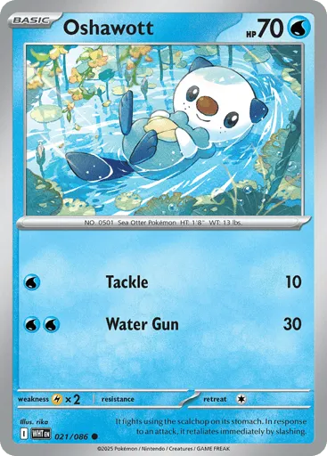 Oshawott 021/086 White Flare