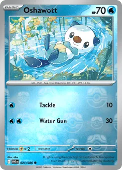 Oshawott 021/086 Master Ball White Flare