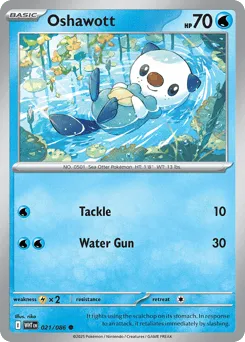 Oshawott 021/086 Normal White Flare