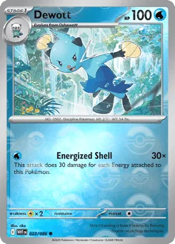 Dewott 022/086 Poké Ball White Flare