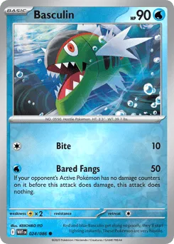 Basculin 024/086 Reverse Holo White Flare
