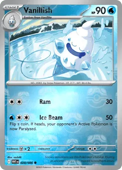 Vanillish 028/086 Master Ball White Flare