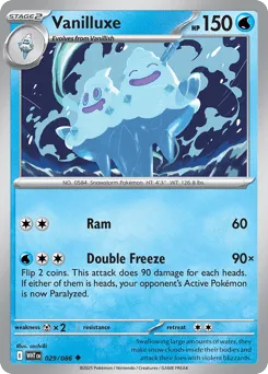Vanilluxe 029/086 Normal White Flare