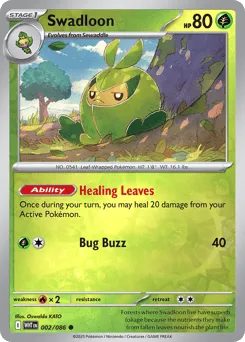 Swadloon 002/086 Reverse Holo White Flare