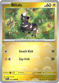 Blitzle 031/086 Poké Ball White Flare