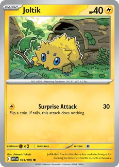 Joltik 033/086 White Flare