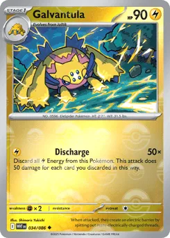 Galvantula 034/086 Poké Ball White Flare