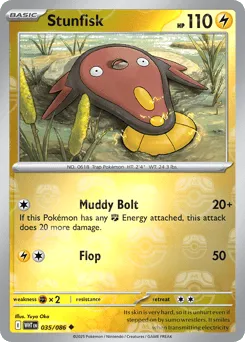 Stunfisk 035/086 Master Ball White Flare