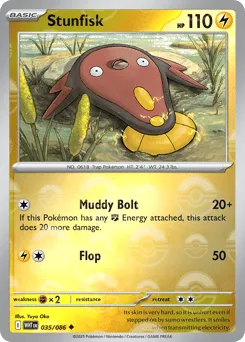Stunfisk 035/086 Poké Ball White Flare