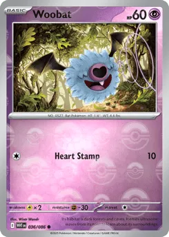 Woobat 036/086 Poké Ball White Flare